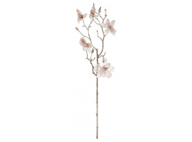 Umelá kvetina Zasnežená magnólia 65 cm, ružová