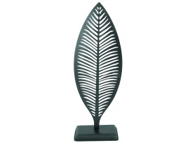 Dekoračný list kovový, výška 47 cm
