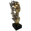 Dekorácia busta Hlava ženy, 40 cm