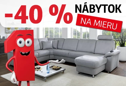 40% na nábytek na míru 10-2024