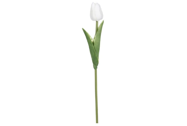 Umelý kvet Tulipán 34 cm, biela