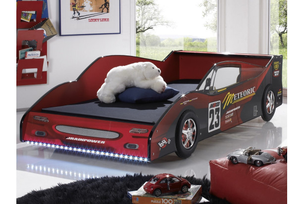Detská posteľ Meteor 90x200 cm, červená formula