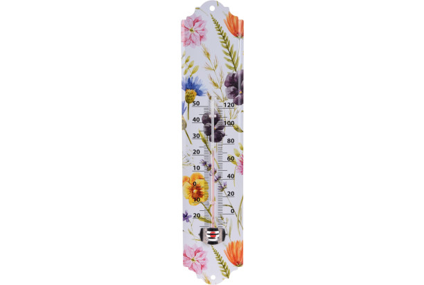 Teplomer kvetinový dizajn (4 druhy), 29,5 cm