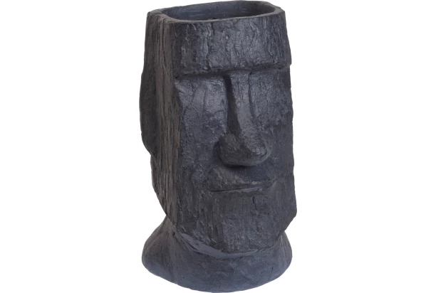 Kvetináč Moai 43 cm, antracitový