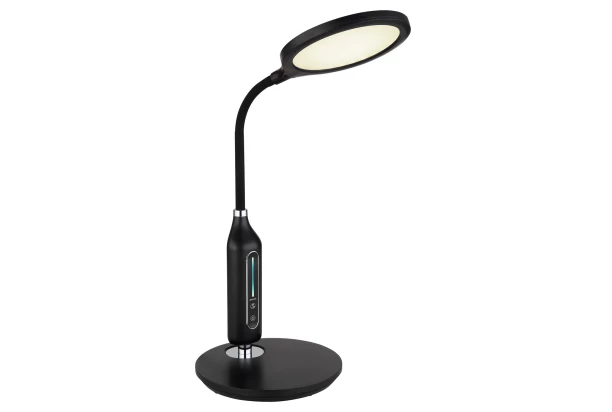 Stolná LED lampa Fruggy, čierna