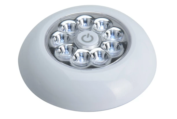 LED osvetlenie prenosné 9,5 cm, biele