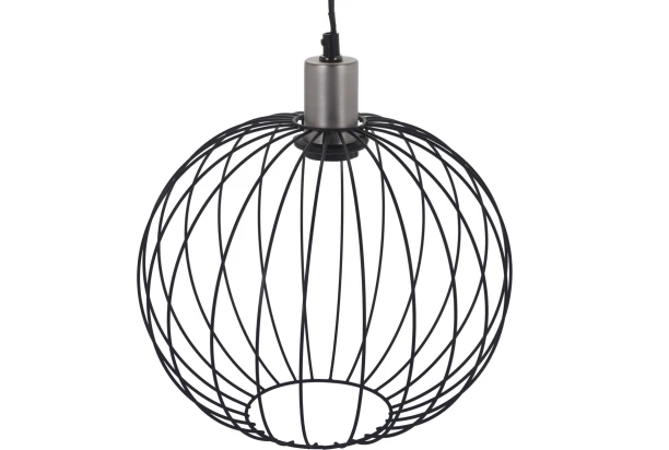 Závesná stropná lampa Loft 30 cm, čierna