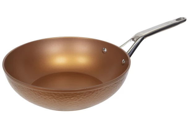 Wok panvica Origen 28 cm, medená