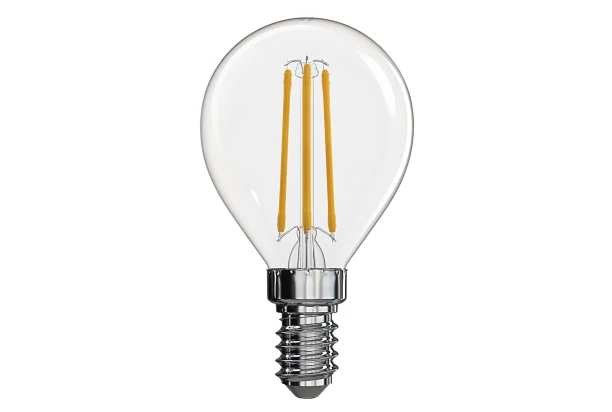 LED žiarovka Filament mini globe, E14, 3,4 W, 470 lm