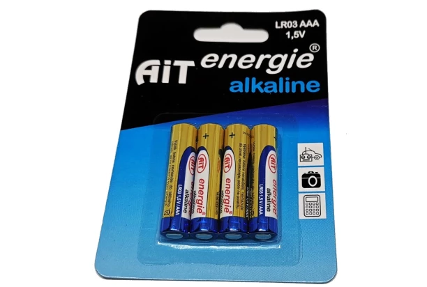 Tužková batéria (4 ks) Alkaline LRO3 AAA