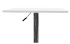 Štvorcový barový stôl Norbert 60x60 cm, biely