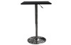 Štvorcový barový stôl Norbert 60x60 cm, čierny