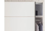Šatníková skriňa so zrkadlom Daria, 270 cm, dub/biela