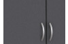 Skriňový nádstavec Case, 136 cm, tmavo šedý