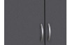Skriňový nástavec Case, 181 cm, tmavo šedý