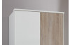 Šatníková skriňa bez zrkadla Click, 91 cm, biela/dub sonoma