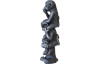 Dekoračná soška Tri múdre opice 31 cm, čierna