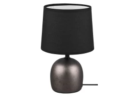 Stolová lampa Malu, čierna