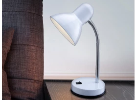 Stolná lampa Basic, biela