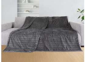 Deka Cashmere touch Big Dots 150x200 cm, antracit