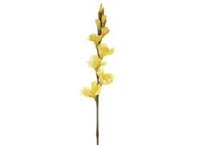 Umelý kveti Gladiola 85 cm, žltá