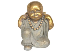 Dekorácia socha Budha dieťa nepočujem 47,5 cm