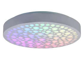 Stropné LED osvetlenie Chizu 40 cm, RGB