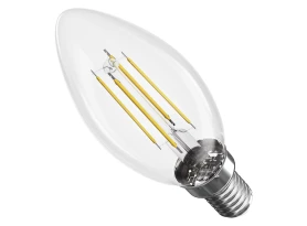 LED žiarovka Filament sviečka, E14, 3,4 W (40 W) , 470 lm