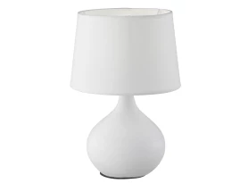 Stolná lampa Martin 29 cm, biela